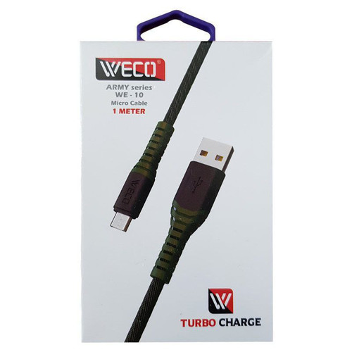 کابل تبدیل USB به microUSB وکو مدل WE- 10 طول 1 متر