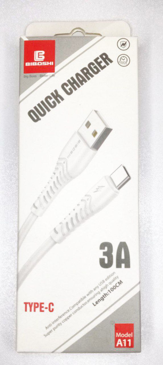 کابل شارژ تایپ سی بی بیبوشی Biboshi Micro USB Cable A11